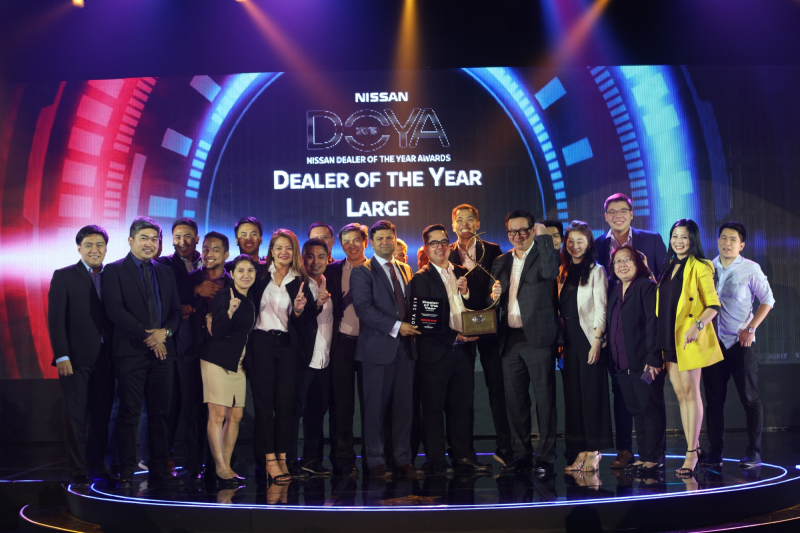 Nissan its hardworking sales and aftersales service teams